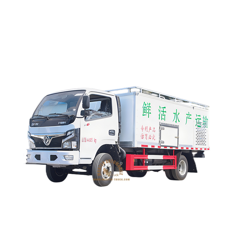 Dongfeng 2ตัน4x4รถบรรทุกขนส่งปลาสด
