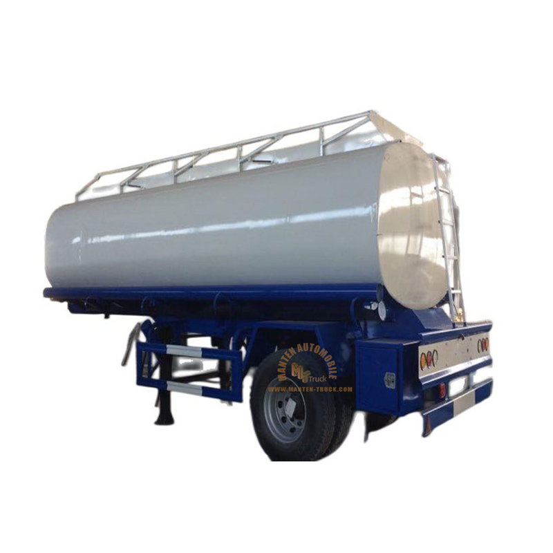 single axle 35 tons water tank trailer